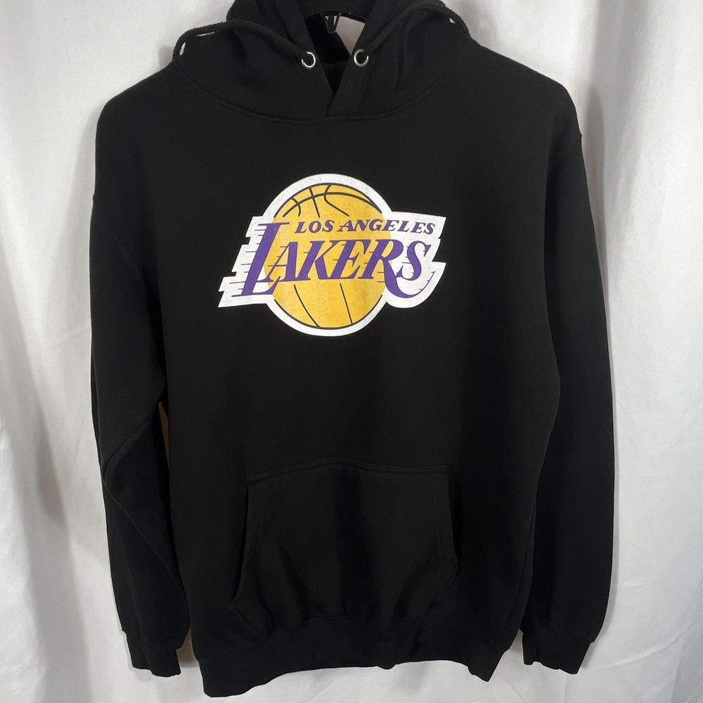 Los Angeles Lakers LeBron James #6 Black Pullover‎ Hoodie Sweatshirt Size Large